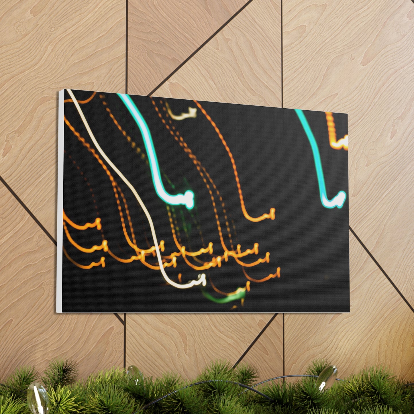 Memphis Psychedelic Lights Canvas | Cambrian Captures